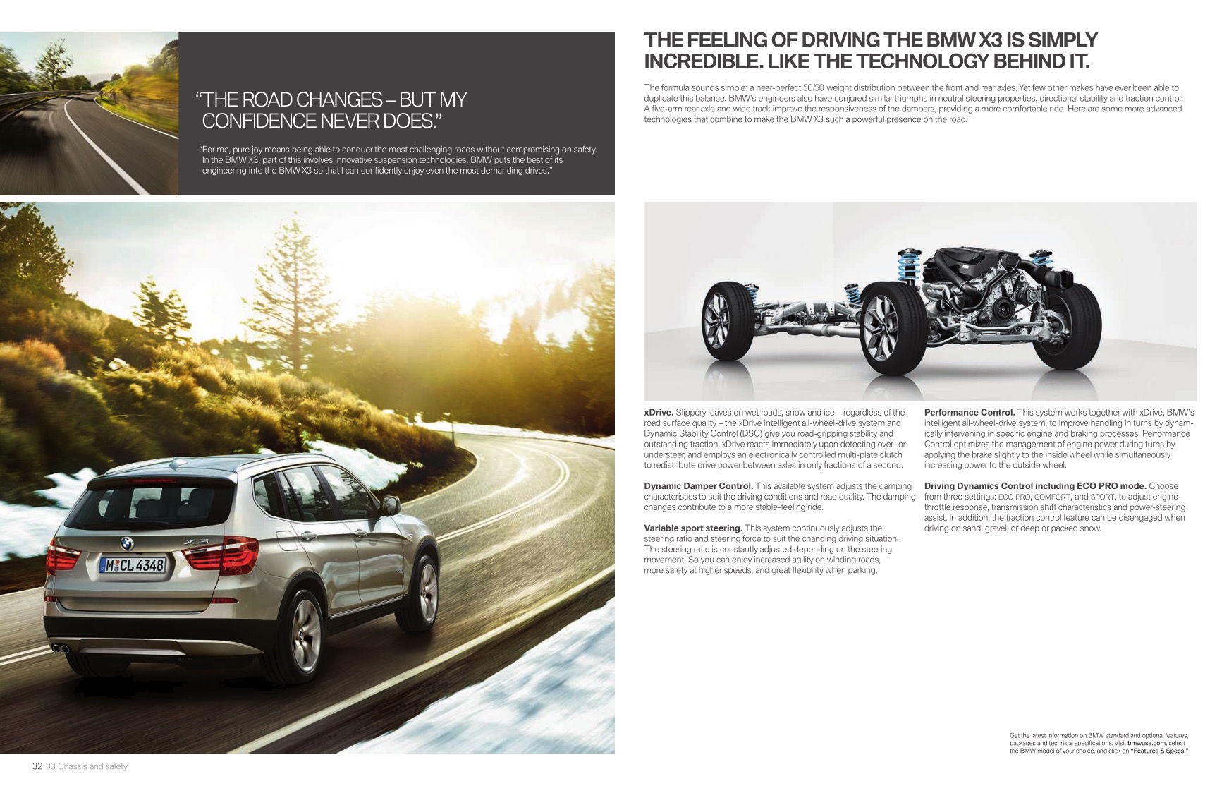 2013 BMW X3 Brochure Page 30